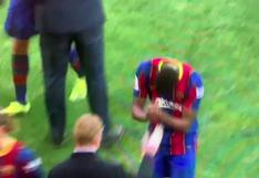 La reverencia de Ilaix, juvenil del Barza, a Ronald Koeman luego de jugar ante Sevilla | VIDEO