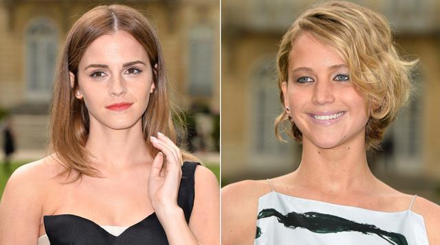 ¿Emma Watson o Jennifer Lawrence? Duelo de bellezas en París - 1