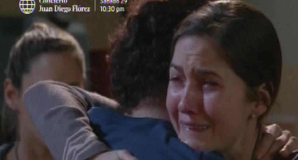 Beatriz tuvo emotivo reencuentro con su padre Roberto. (Foto: Captura América TV)