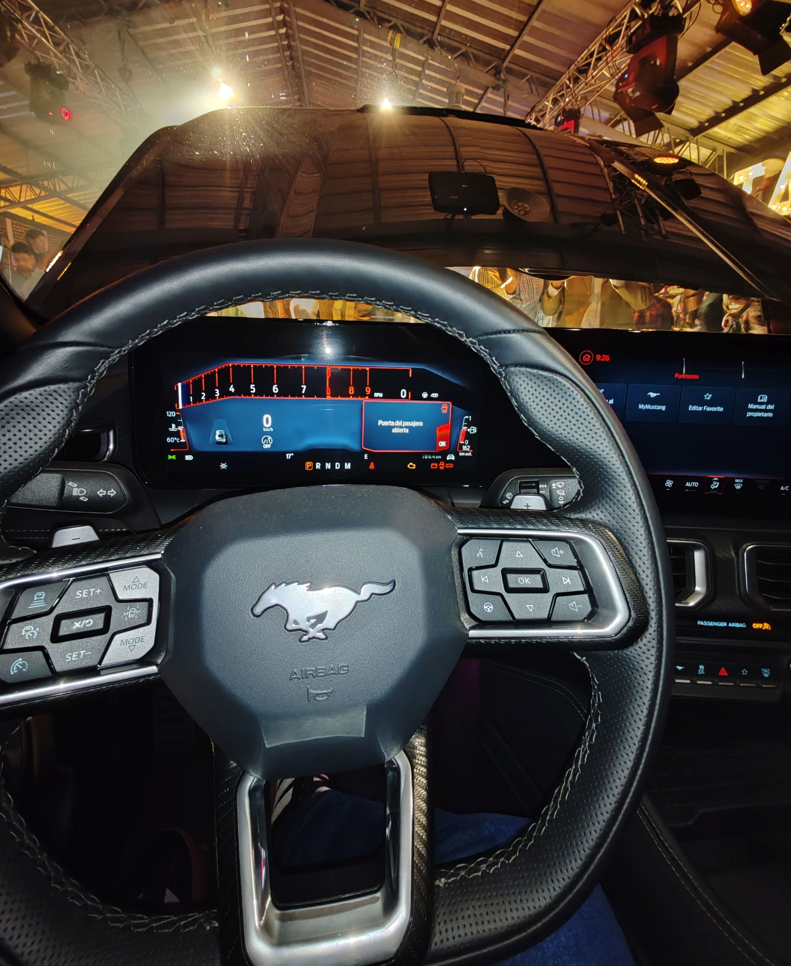 El interior del nuevo Mustang. (Foto: Diego Barrio de Mendoza)