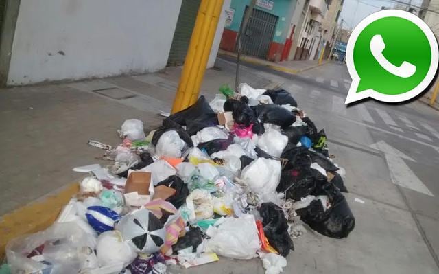 Vía WhatsApp: malestar en Chiclayo por acumulación de basura - 1