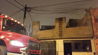Rímac: dos niños salvaron de morir tras incendio en su vivienda