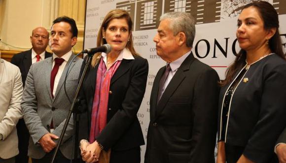 Mercedes Aráoz se reunió con congresistas de Alianza para el Progreso (APP). (Foto: PCM / Video: Canal N)