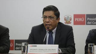 Vicente Zeballos espera que debate en el TC sobre disolución del Congreso sea público
