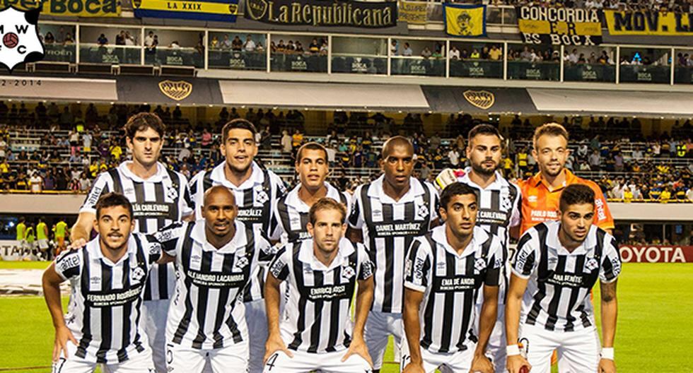 Montevideo Wanderers vs Palestino por la Copa Libertadores. (Foto: Facebook Montevideo Wanderers)