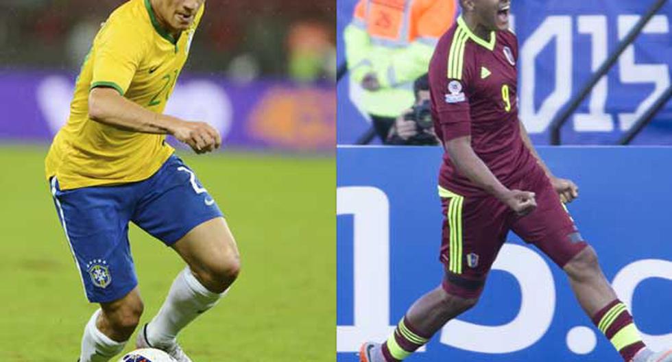 Brasil y Venezuela se ven las caras en la Copa América. (Foto: Getty Images)