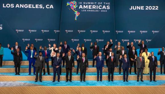 Mandatarios de 20 países firmaron la Declaración de Los Ángeles, durante la Cumbre de las Américas. GETTY IMAGES