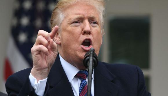 Donald Trump tildó de "locos lunáticos" a periodistas que critican su presidencia. (AFP)