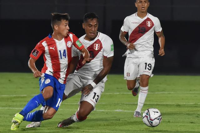 Perú - Paraguay. (Foto: AFP)