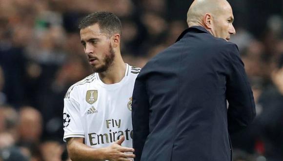 Eden Hazard se fue lesionado del partido entre Real Madrid y Levante por la jornada 25 de LaLiga Santander. (Foto: Agencias)