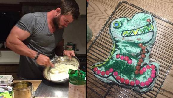 Instagram: Chris Hemsworth se convirtió en chef por su hija