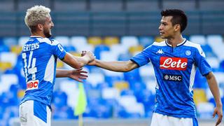Con Hirving Lozano como titular, Napoli venció 2-0 a Sampdoria por la Serie A de Italia
