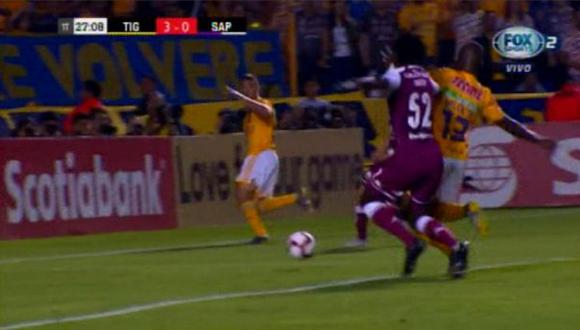 Tigres vs. Saprissa EN VIVO: Enner Valencia marcó un doblete en el primer tiempo por Concachampions | VIDEO. (Video: FOX Sports 2 / Foto: Captura de pantalla)