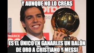 El Meme: Kaká, el único en ganarle a Cristiano y Messi