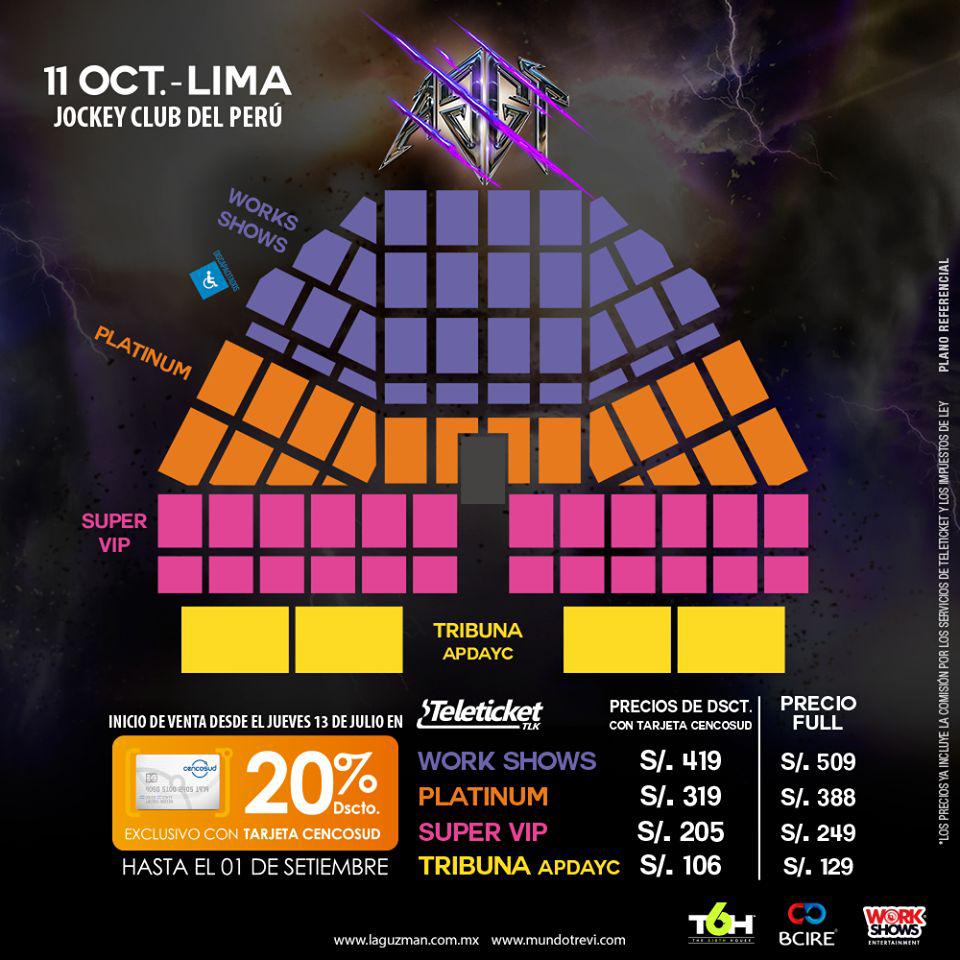 Son cuatro las áreas dispuestas para el show.