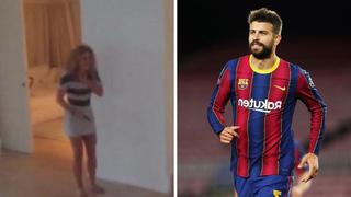 ¡Es viral! Filtran video en el que Gerard Piqué le tira un pelotazo a Shakira