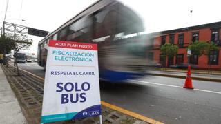 Corredor Azul: así se realiza la fiscalización electrónica e imposición de multas por invadir carriles