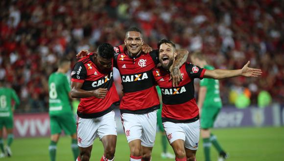 Flamengo goleó 5-1 a Chapecoense con 'hat-trick' de Paolo Guerrero por Brasileirao. (Foto: Flamengo)