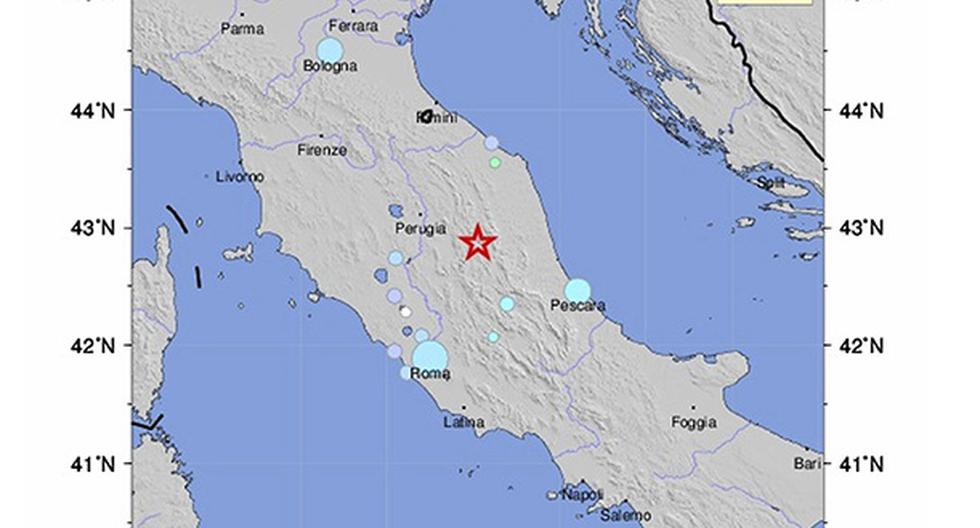 Sismo de 5,4 grados volvió a sacudir el centro de Italia, dos meses después de que un terremoto de 6 grados dejara casi 300 muertos. (Foto: EFE)