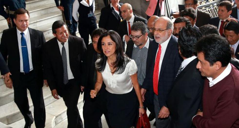 Nadine Heredia negó haber recibido sobornos. (Foto: Andina)