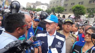 Gamarra: Muñoz aumenta serenos en vías aledañas y anuncia operación contra ambulantes