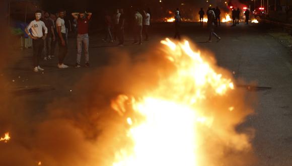 Palestinos protestando en las calles de Jerusalén. (Foto: AFP)