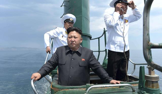 Kim Jong-un luce su poderío en altamar durante sesión de fotos - 1