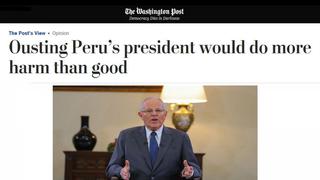 El duro editorial de "The Washington Post" sobre PPK