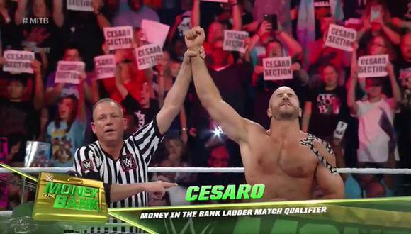 WWE: Cesaro confirma su participación en el Money in The Bank