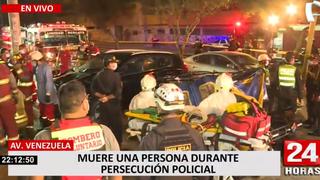 Cercado de Lima: mototaxista falleció al ser impactado por camioneta durante persecución de Policía a delincuentes  