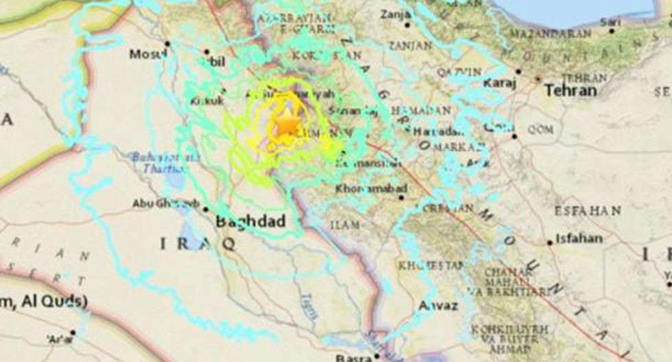 Terremoto en frontera entre Irak e Irán deja al menos 2 muertos. (USGS)