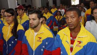 Deportistas venezolanos rezaron hoy por Hugo Chávez