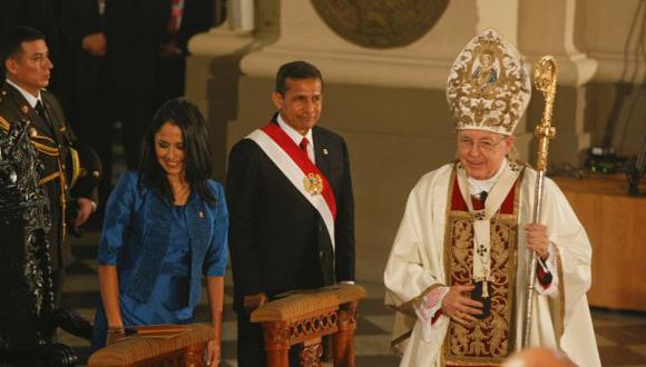 Presidente Humala y cardenal Cipriani se reunieron en Palacio