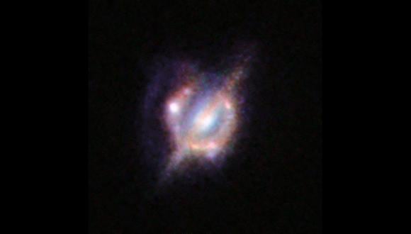 Esta es la imagen más nítida de una colisión de galaxias
