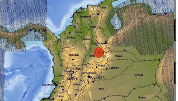 Colombia: Sismo de magnitud 5,8 sacude Santander. (Foto: El Tiempo de Colombia / GDA)