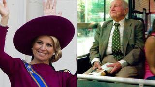 Padre de la próxima reina de Holanda viaja en colectivo en Argentina