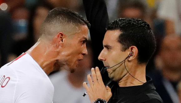 Cristiano Ronaldo se descontroló sobre el final del Uruguay vs. Portugal. (Foto: Reuters)