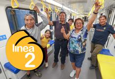 ¿Hasta qué día serán gratis los pasajes en la Línea 2 del Metro de Lima?