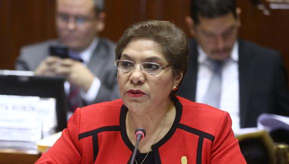 La vocera alterna de Fuerza Popular, Luz Salgado, dijo que las autoridades deben estar alertas para que Odebrecht pague su reparación civil. (Foto: Difusión)