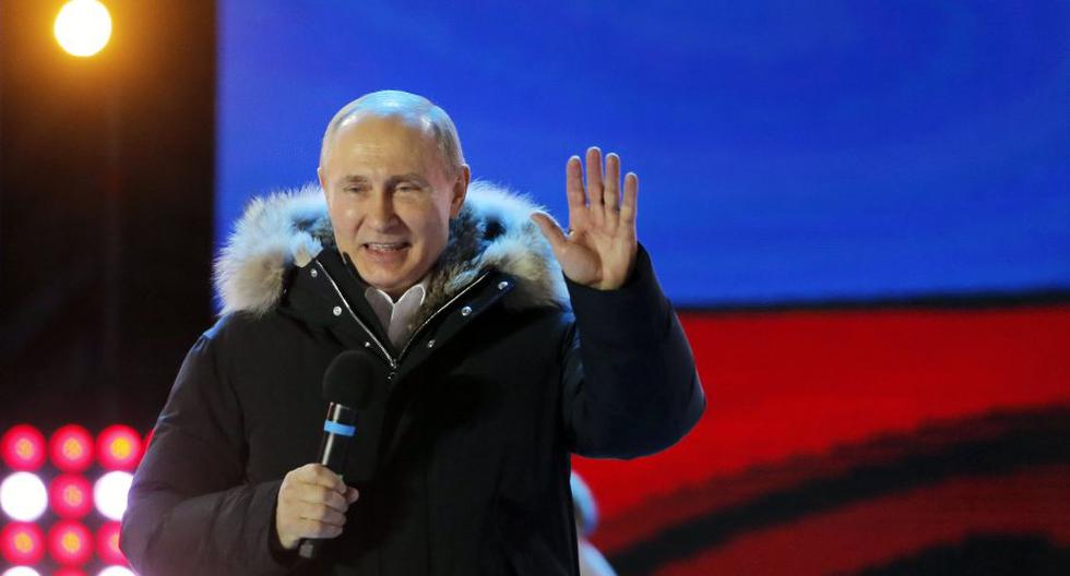 El ruso Vladimir Putin fue reelegido como mandatario este domingo, logrando más del 76% de los votos en las presidenciales. (Foto: EFE)