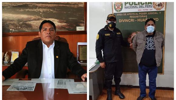 Juan Carlos Quispe Ledesma fue detenido por la Policía la semana pasada, hoy martes reasumió sus funciones como alcalde de Huancayo (Foto: Facebook Municipalidad de Huancayo/PNP)
