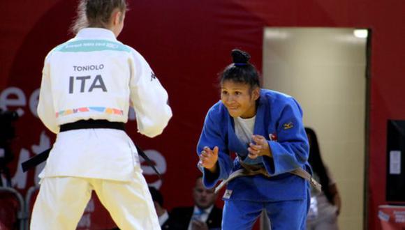 La judoca Noemí Huayhuameza ganó la medalla de bronce por equipos | Foto: IPD