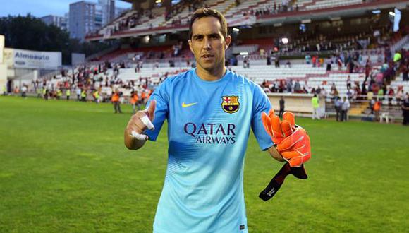 Claudio Bravo se vio obligado a bajar 5 kilos en el Barcelona