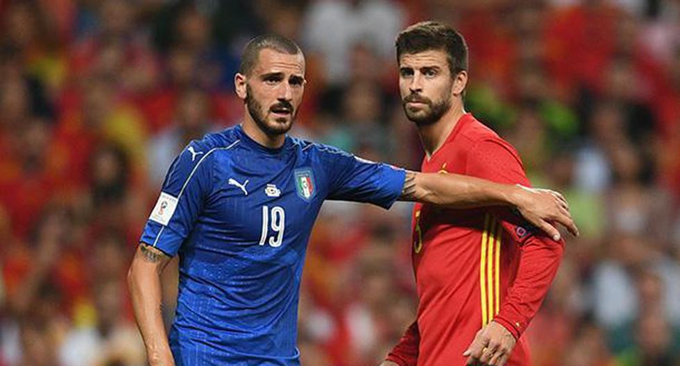 Tremenda vergüenza sufrió el defensa del FC Barcelona en el partido de España ante Italia. Gerard Piqué ya se lo esperaba de parte de la afición del Real Madrid. (Foto: Getty Images)