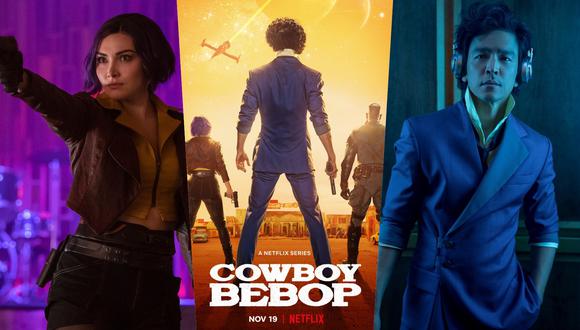 "Cowboy Bebop" muestra cazadores de recompensas en el espacio exterior. Fotos: Netflix.