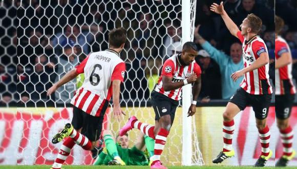 PSV remontó y venció 2-1 al Manchester en la Champions