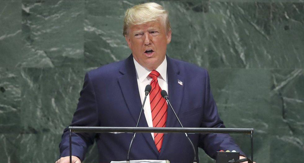 Trump dijo en su discurso que el futuro no le pertenece a los "globalistas" sino a los "patriotas". (Foto: AFP)