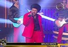 ‘Yo soy’: ‘Bruno Mars’ brilló ante el jurado con ‘Treasure’ 