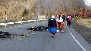 Áncash: comuneros de Cátac bloquearon vía por retraso en construcción de COAR