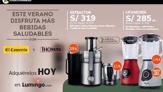 ELECTRODOMÉSTICOS THOMAS, renueva tu cocina con estos nuevos productos y disfruta de bebidas saludables con tu familia.